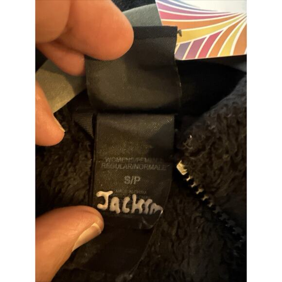 The North Face Osito Fleece Jacket Women’s Size Small Black Full Zip Soft - Picture 5 of 6